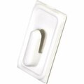 Totalturf 122300 White Adhesive Plastic Mini Hook, 5PK TO3247535